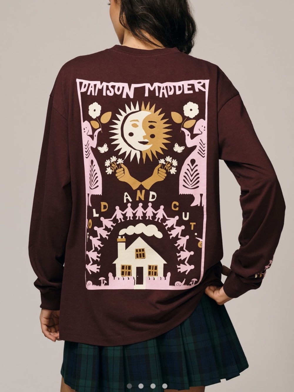 Damson Madder Paper Dolls Long Sleeve Tee